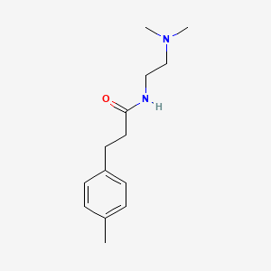 molecular formula C14H22N2O B4749888 N-[2-(dimethylamino)ethyl]-3-(4-methylphenyl)propanamide 