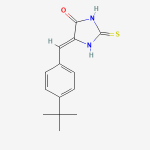 molecular formula C14H16N2OS B4750037 5-(4-tert-butylbenzylidene)-2-thioxo-4-imidazolidinone 