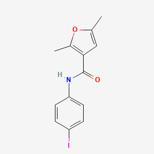 molecular formula C13H12INO2 B4750142 N-(4-iodophenyl)-2,5-dimethyl-3-furamide 