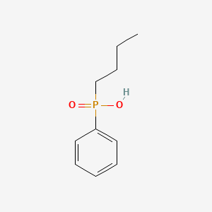 molecular formula C10H15O2P B4750229 butyl(phenyl)phosphinic acid 