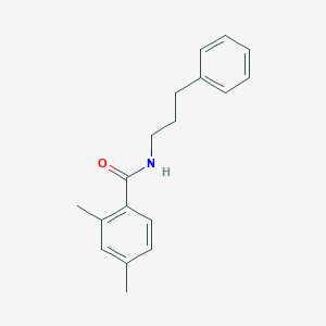 molecular formula C18H21NO B4750373 2,4-dimethyl-N-(3-phenylpropyl)benzamide 