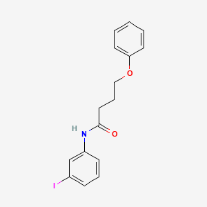 molecular formula C16H16INO2 B4750416 N-(3-iodophenyl)-4-phenoxybutanamide 