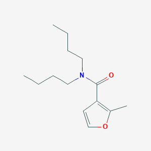 molecular formula C14H23NO2 B4750469 N,N-dibutyl-2-methyl-3-furamide 