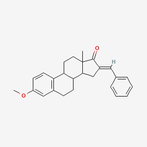 molecular formula C26H28O2 B4750498 16-benzylidene-3-methoxyestra-1,3,5(10)-trien-17-one 