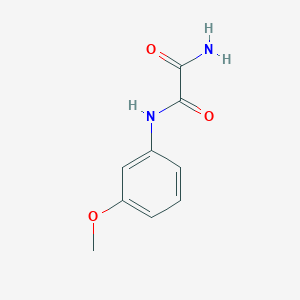 molecular formula C9H10N2O3 B4750597 N-(3-methoxyphenyl)ethanediamide 