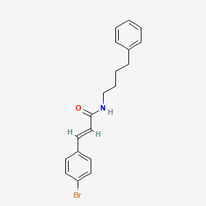 3-(4-bromophenyl)-N-(4-phenylbutyl)acrylamide