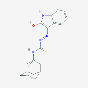 molecular formula C19H22N4OS B475081 1H-indole-2,3-dione 3-[N-(1-adamantyl)thiosemicarbazone] 