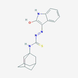 molecular formula C19H22N4OS B475081 1-(1-adamantyl)-3-[(2-oxoindol-3-yl)amino]thiourea 