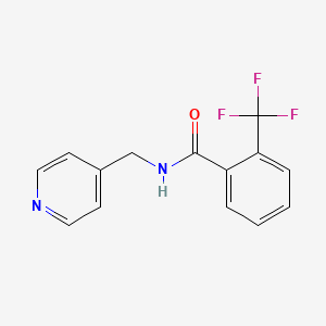 molecular formula C14H11F3N2O B4750904 N-(4-pyridinylmethyl)-2-(trifluoromethyl)benzamide 
