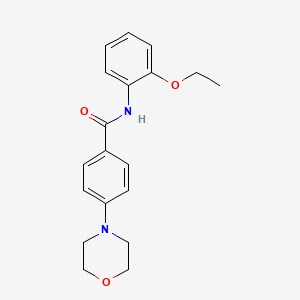molecular formula C19H22N2O3 B4751042 N-(2-ethoxyphenyl)-4-(4-morpholinyl)benzamide 