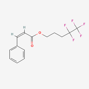 molecular formula C14H13F5O2 B4751209 4,4,5,5,5-pentafluoropentyl 3-phenylacrylate 