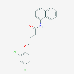 molecular formula C20H17Cl2NO2 B4751220 4-(2,4-dichlorophenoxy)-N-1-naphthylbutanamide 