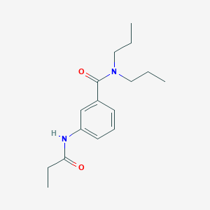molecular formula C16H24N2O2 B4751309 3-(propionylamino)-N,N-dipropylbenzamide 