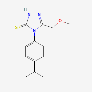 molecular formula C13H17N3OS B4751378 4-(4-isopropylphenyl)-5-(methoxymethyl)-4H-1,2,4-triazole-3-thiol 