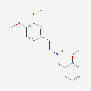 molecular formula C18H23NO3 B4751401 2-(3,4-dimethoxyphenyl)-N-(2-methoxybenzyl)ethanamine 