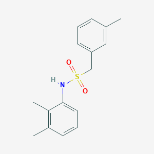 molecular formula C16H19NO2S B4751560 N-(2,3-dimethylphenyl)-1-(3-methylphenyl)methanesulfonamide 