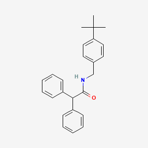 molecular formula C25H27NO B4751786 N-(4-tert-butylbenzyl)-2,2-diphenylacetamide 