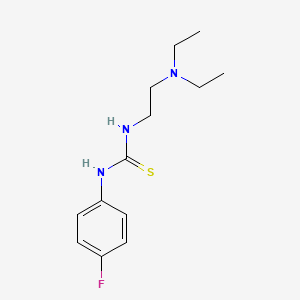 molecular formula C13H20FN3S B4751877 N-[2-(diethylamino)ethyl]-N'-(4-fluorophenyl)thiourea 