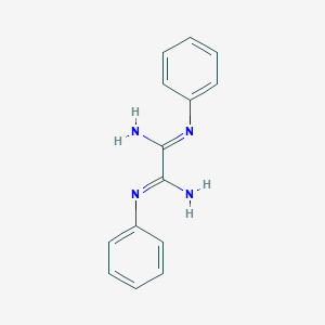 molecular formula C14H14N4 B475189 (1z,2z)-n'1,n'2-Diphenylethanediimidamide CAS No. 33420-38-1