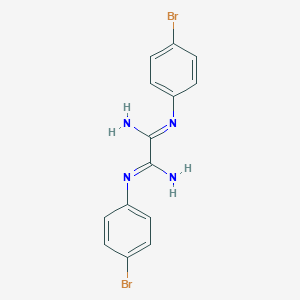 molecular formula C14H12Br2N4 B475191 N'~1~,N'~2~-bis(4-bromophenyl)ethanediimidamide 