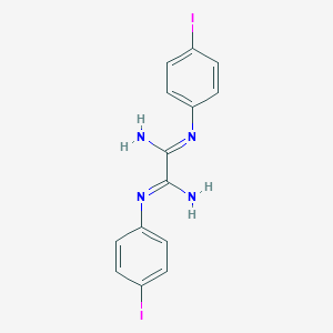 molecular formula C14H12I2N4 B475192 N'~1~,N'~2~-bis(4-iodophenyl)ethanediimidamide 