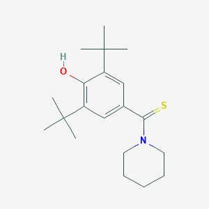 molecular formula C20H31NOS B475226 2,6-Ditert-butyl-4-(1-piperidinylcarbothioyl)phenol 