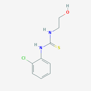 molecular formula C9H11ClN2OS B4752538 N-(2-chlorophenyl)-N'-(2-hydroxyethyl)thiourea 