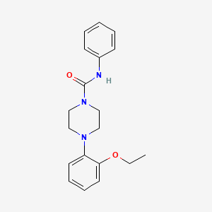 molecular formula C19H23N3O2 B4752616 4-(2-ethoxyphenyl)-N-phenyl-1-piperazinecarboxamide 
