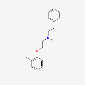molecular formula C18H23NO B4752710 2-(2,4-dimethylphenoxy)-N-(2-phenylethyl)ethanamine 