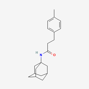 molecular formula C20H27NO B4752737 N-1-adamantyl-3-(4-methylphenyl)propanamide 