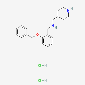 [2-(benzyloxy)benzyl](4-piperidinylmethyl)amine dihydrochloride