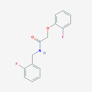 molecular formula C15H13F2NO2 B4753128 N-(2-fluorobenzyl)-2-(2-fluorophenoxy)acetamide 