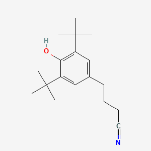 molecular formula C18H27NO B4753524 4-(3,5-di-tert-butyl-4-hydroxyphenyl)butanenitrile 