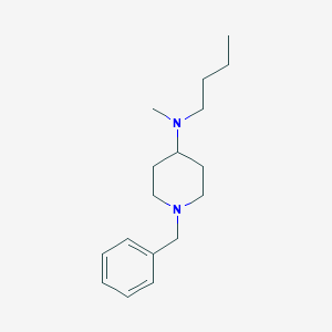 molecular formula C17H28N2 B4753535 1-benzyl-N-butyl-N-methyl-4-piperidinamine 