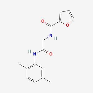 molecular formula C15H16N2O3 B4753645 N-{2-[(2,5-dimethylphenyl)amino]-2-oxoethyl}-2-furamide 