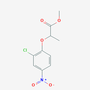 molecular formula C10H10ClNO5 B4753832 methyl 2-(2-chloro-4-nitrophenoxy)propanoate 