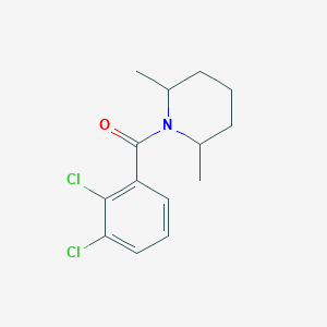 molecular formula C14H17Cl2NO B4754070 1-(2,3-dichlorobenzoyl)-2,6-dimethylpiperidine 