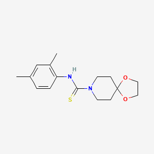 molecular formula C16H22N2O2S B4754136 N-(2,4-dimethylphenyl)-1,4-dioxa-8-azaspiro[4.5]decane-8-carbothioamide 