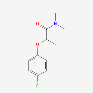 molecular formula C11H14ClNO2 B4754286 2-(4-chlorophenoxy)-N,N-dimethylpropanamide 