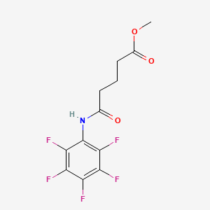 molecular formula C12H10F5NO3 B4754458 methyl 5-oxo-5-[(pentafluorophenyl)amino]pentanoate 
