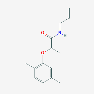 molecular formula C14H19NO2 B4754856 N-allyl-2-(2,5-dimethylphenoxy)propanamide 