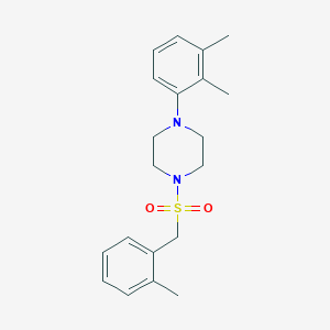 molecular formula C20H26N2O2S B4755007 1-(2,3-dimethylphenyl)-4-[(2-methylbenzyl)sulfonyl]piperazine 