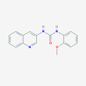 molecular formula C17H15N3O2 B4755154 N-(2-methoxyphenyl)-N'-3-quinolinylurea 