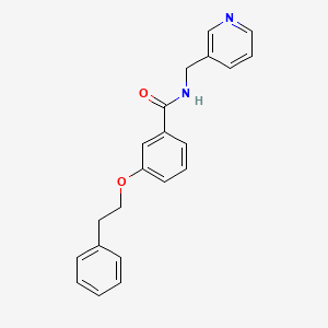 3-(2-phenylethoxy)-N-(3-pyridinylmethyl)benzamide