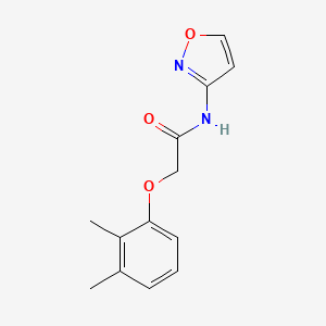 molecular formula C13H14N2O3 B4755319 2-(2,3-dimethylphenoxy)-N-3-isoxazolylacetamide 