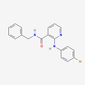 N-benzyl-2-[(4-bromophenyl)amino]nicotinamide