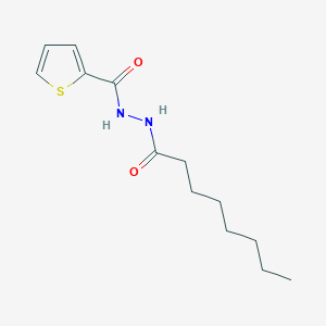 molecular formula C13H20N2O2S B4755623 N'-octanoyl-2-thiophenecarbohydrazide 