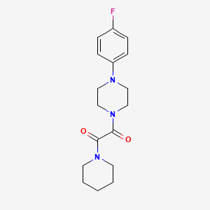 molecular formula C17H22FN3O2 B4755821 1-(4-fluorophenyl)-4-[oxo(1-piperidinyl)acetyl]piperazine 