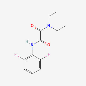 molecular formula C12H14F2N2O2 B4755996 N'-(2,6-difluorophenyl)-N,N-diethylethanediamide 
