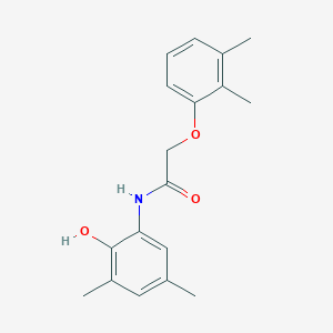 molecular formula C18H21NO3 B4756130 2-(2,3-dimethylphenoxy)-N-(2-hydroxy-3,5-dimethylphenyl)acetamide 